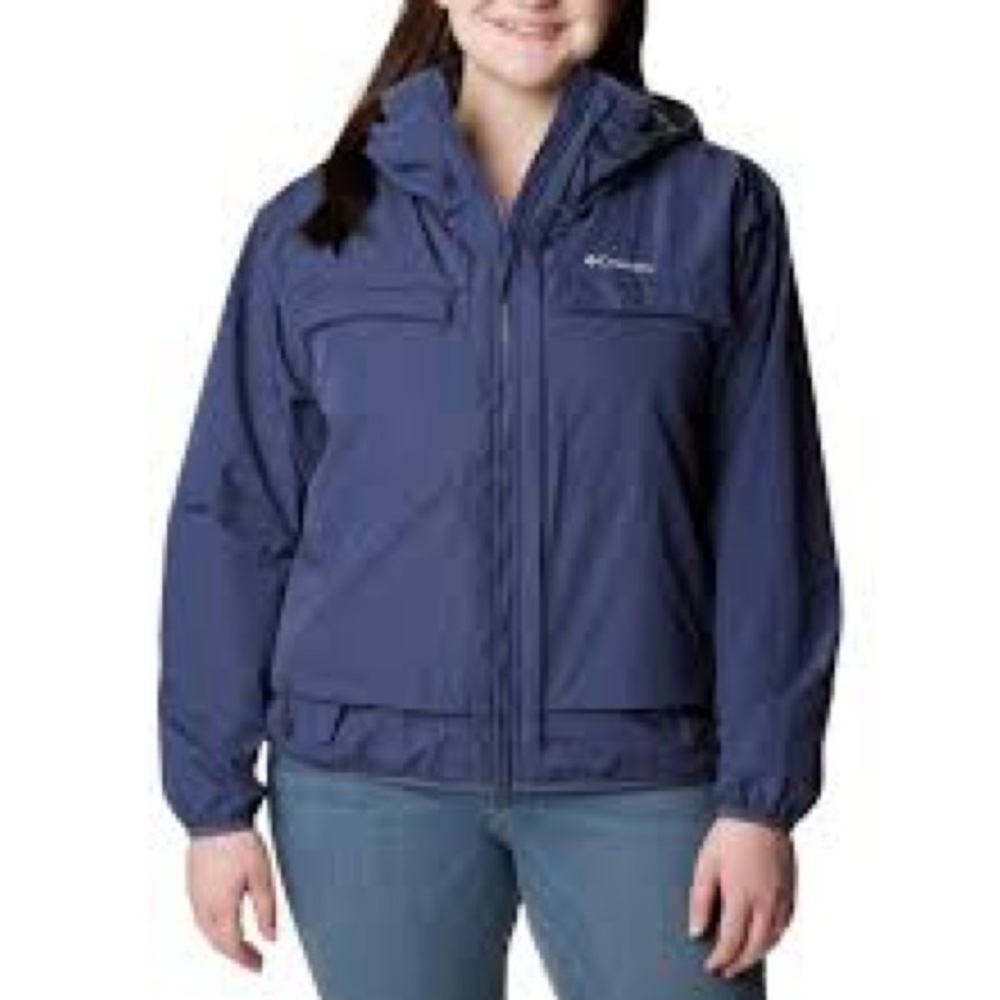 Columbia Spring Canyon Wind Interchange Jacket Navy Blue Size XL